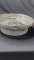 Pure Silver Floral Design Plate 400g